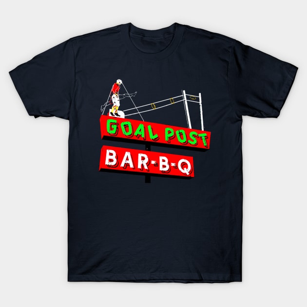 GOAL POST BAR-B-Q ANNISTON T-Shirt by thedeuce